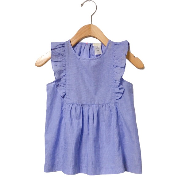 J. Crew Girls’ Stripes Cotton Summer Blouse - Picture 7 of 7